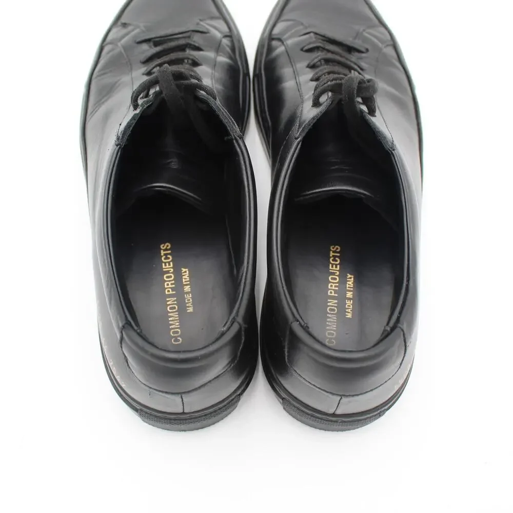 Common Projects Original Achilles Low Sneakers 44 Mens 11 Triple Black Leather